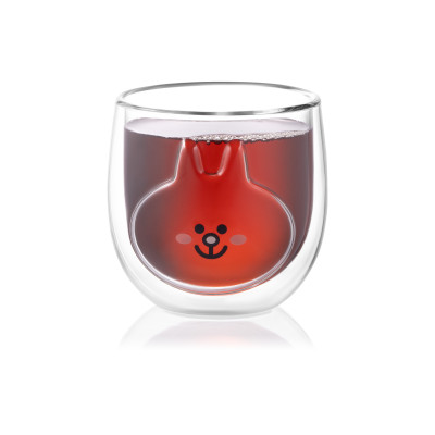 ARDESTO Набір чашок Animals з подвійними стінками, 300 мл, 2 од., боросилікатне скло ARDESTO Набір чашок Animals з подвійними стінками, 300 мл, 2 од., боросилікатне скло