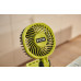 Вентилятор акумуляторний кліпса Ryobi USB Lithium RCF4-0 4В 3800об·хв обертання 325° поворот 180° 2 швидкості 0.29кг без АКБ та ЗП