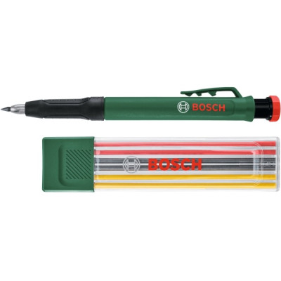Олівець механічний Bosch для розмітки глибоких отворів 147мм набір 7шт 0.018кг