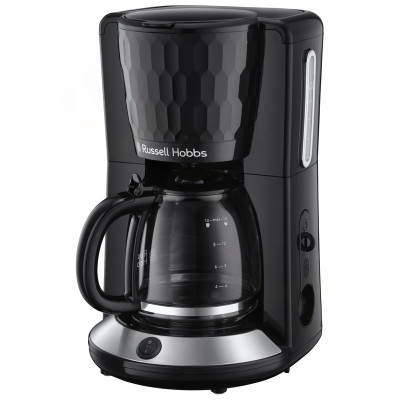 Кофеварка Russell Hobbs капельная Honeycomb 1.25л, молотая, черный