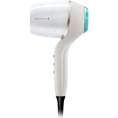 Фен Remington HYDRAluxe PRO, 2200Вт, 3 режими, дифузор, іоніз-я, хол. обдув, білий