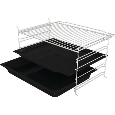 Духова шафа Gorenje електрична, 77л, A, пара, дисплей, макс.темпер.-300,  білий