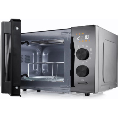 Мікрохвильова піч Gorenje, 20л, електр. керув., 800Вт, гриль, дисплей, 20 програм, інвертор, чорний Мікрохвильова піч Gorenje, 20л, електр. керув., 800Вт, гриль, дисплей, 20 програм, інвертор, чорний