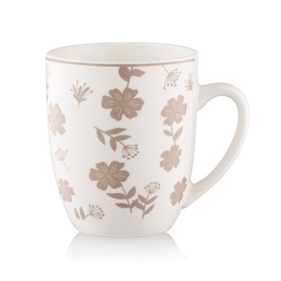 Чашка ARDESTO Ravenna, 360мл, порцеляна, біло-бежевий