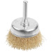Щітка чашкова Tolsen Профі, торцева, рифлений дріт 0.3мм, 50мм, з хвостовиком 6.35мм(1/4