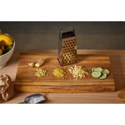 Fiskars Тертка 4-х стороння Essential, нерж. сталь