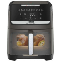 Мультипіч Tefal Easy Fry Silence XXL, 1800Вт, чаша-7, сенсорне керув., 10 програм, з віконцем, пластик, темно-сірий