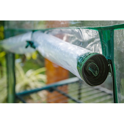 Neo Tools Парник складаний 160х69х49, 4 полиці, ПВХ плівка, прозорий Neo Tools Парник складаний 160х69х49, 4 полиці, ПВХ плівка, прозорий