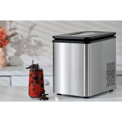 Льодогенератор побутовий ARDESTO, 12кг/добу, 1.8л, нерж Льодогенератор побутовий ARDESTO, 12кг/добу, 1.8л, нерж