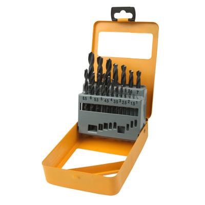 Набір свердел по металу Tolsen HSS, 1-10мм, кейс, 19шт