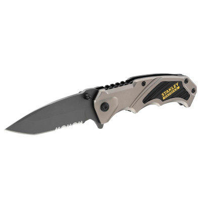 Ніж складаний Stanley FatMax Premium, 203мм, лезо 80мм, алюмінієвий корпус Ніж складаний Stanley FatMax Premium, 203мм, лезо 80мм, алюмінієвий корпус