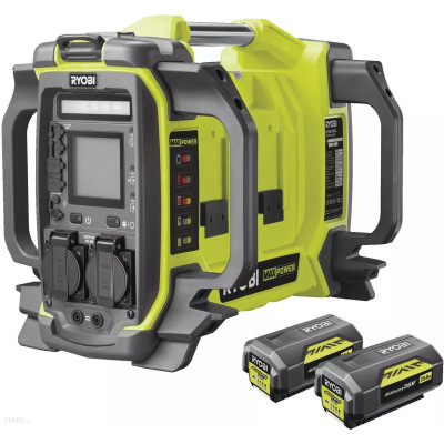 Инвертор напряжения аккумуляторный Ryobi RY36BI1800A-250, 36В MAX POWER, АКБ 2 х 5Ач, 1800Вт (3000 Вт пиковая) (5133005317)