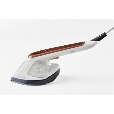 Відпарювач Sencor компактний, 1800Вт, 180мл, постійна пара - 25гр, керамічна підошва, біло-коричневий Відпарювач Sencor компактний, 1800Вт, 180мл, постійна пара - 25гр, керамічна підошва, біло-коричневий