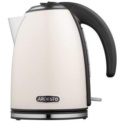 Електрочайник ARDESTO 1.7л, Strix, метал, бежевий глянець Електрочайник ARDESTO 1.7л, Strix, метал, бежевий глянець