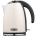 Електрочайник ARDESTO 1.7л, Strix, метал, бежевий глянець