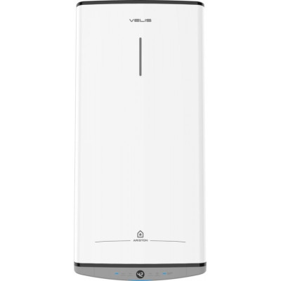 Водонагрівач електричний Ariston VELIS DUNE 50 EU плаский, слім, 50л, 2*1,5 кВт, емал. нагр. ел, ун. монтаж, ел. кер-ня, B, Італія, білий
