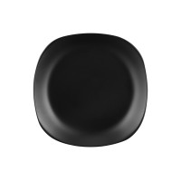 ARDESTO Тарілка десертна квадратна Ardesto Molize, 20 см, чорна, кераміка