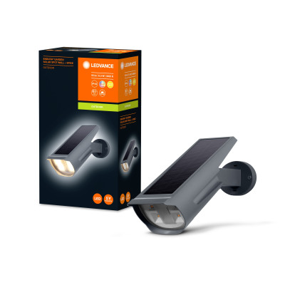 Світильник автономний LEDVANCE ENDURA GARDEN SOLAR SPOT RGBW 0.5Вт 3000К 55Лм IP44 чорний