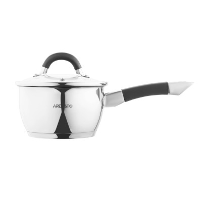 Ківш зі скляною кришкою та зливом ARDESTO Gemini Livorno, 1.6л, нержавіюча сталь, силікон Ківш зі скляною кришкою та зливом ARDESTO Gemini Livorno, 1.6л, нержавіюча сталь, силікон