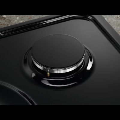 Варильна поверхня Electrolux газова Rococo, 60см, чавун, чорний матовий