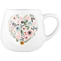 Чашка ARDESTO Love, 390мл, порцеляна, багатокольоровий