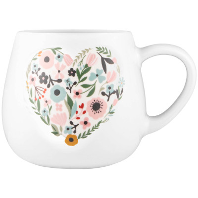 Чашка ARDESTO Love, 390мл, порцеляна, багатокольоровий