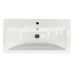 Раковина, умивальник Adamant CERS, штучний камінь, прямокут., з отвором для змішувача, з отвором для переливу, 795x450x158мм, накладний, білий