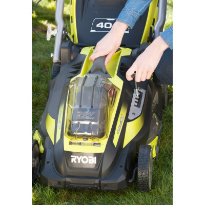 Газонокосарка акумуляторна Ryobi RLM36X41H-40 MAX POWER 36В акб 1х4Aч 40см 50л 20-70мм EasyEdge мульчування до 600 м.кв 18.5кг (5133002806)