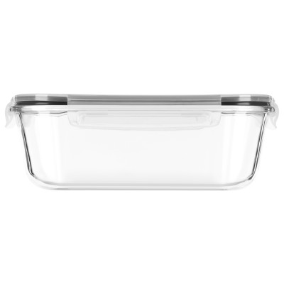 Контейнер для зберігання харчових продуктів ARDESTO Gemini 2.26л, боросилікатне скло, пластик, прямокутний, прозорий