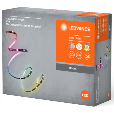 LEDVANCE Стрічка світлодіодна FLEX AUDIO TV 1,8W, 2M RGB COLORSEN USB LEDVANCE Стрічка світлодіодна FLEX AUDIO TV 1,8W, 2M RGB COLORSEN USB