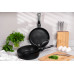 ARDESTO Сковорода глибока зі знімною ручкою Gemini Bari, 26см, алюміній, чорний ARDESTO Сковорода глибока зі знімною ручкою Gemini Bari, 26см, алюміній, чорний