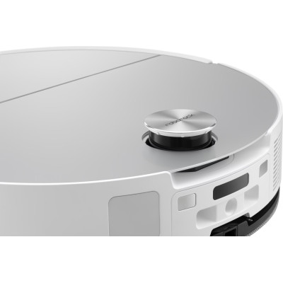 Робот-пилосос Roborock Saros 10, h=4.9см, вологе прибирання, конт пил -0.27л, автон. робота до 220хв, Wi-Fi, станція самоочищ., білий