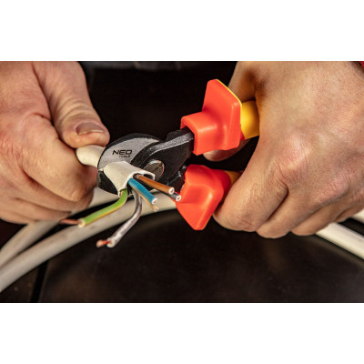 Neo Tools 01-233 Кабелеріз, 160 мм, 1000 В, полірований, CrV Neo Tools 01-233 Кабелеріз, 160 мм, 1000 В, полірований, CrV
