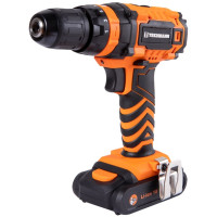 Шурупокрут-дриль акумуляторний Tekhmann TCD-18 Li 2.0 18В 1х2А·год 28Нм 0-350·1300об/хв 1.3кг кейс