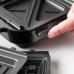 Мультимейкер Russell Hobbs, 750Вт, комплект-3 пластини, алюміній, корпус-нержав.сталь, пластик, чорний-срібний