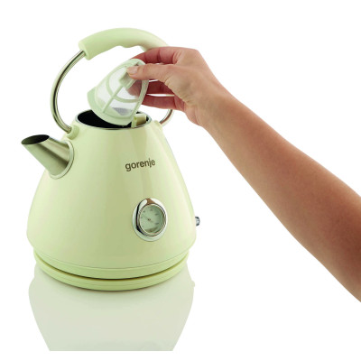 Электрочайник Gorenje 1.7л, пластик, бежевый (K17CLI)