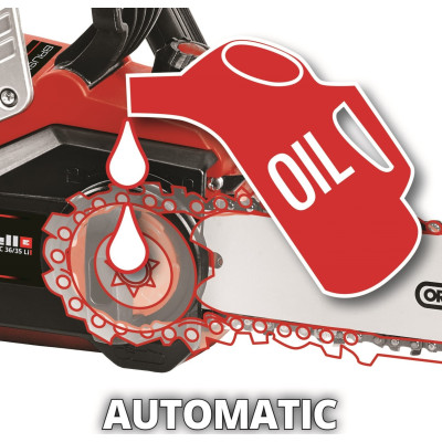 Пила цепная аккумуляторная Einhell GP-LC 36/35 Li-Solo 18В PXC шина 35см бесщеточная 15м/с 3.79кг без АКБ и ЗУ (4501780)
