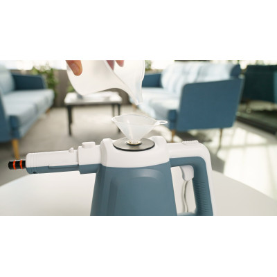 Пароочиститель ARDESTO, 1200Вт, 400мл, 3.5Бар, белый+ синий