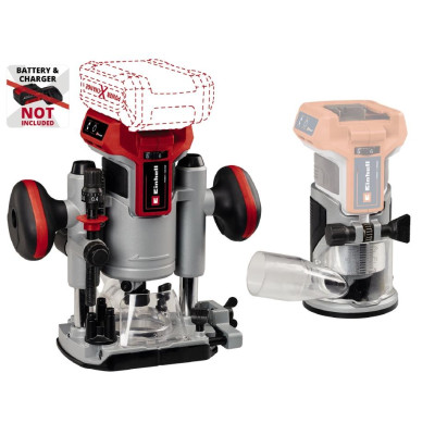 Фрезер акумуляторний Einhell Professional TP-RO 18 SetLI BL - Solo 18В цанга 6 та 8мм 10000-30000об/хв 1.34кг без АКБ та ЗП