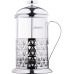 Френч-прес ARDESTO Gemini Fasano, 600мл, боросилікатне скло, нержавіюча сталь, прозорий