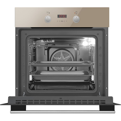 Духовка Hansa электрическая, 65л, A, дисплей, конвекция, бежевый (BOEB68433)