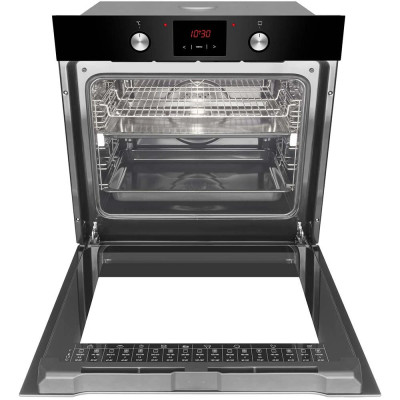 Духовка электр. Hansa, 60см, 77л, A,  гриль, емаль легкого очищення, диспл., чорний Духовка электр. Hansa, 60см, 77л, A,  гриль, емаль легкого очищення, диспл., чорний