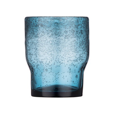 Набір склянок низьких Ardesto Bubble 300мл, 2шт, скло, синій Набір склянок низьких Ardesto Bubble 300мл, 2шт, скло, синій