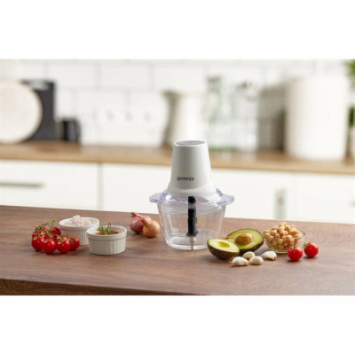 Подрібнювач Gorenje, 400Вт, чаша-1000мл, скло, білий Подрібнювач Gorenje, 400Вт, чаша-1000мл, скло, білий