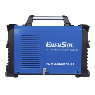 Зварювальний напівавтомат інверторний EnerSol EWM-160AMDS-SP (дріт до 1мм + електрод до 5мм) 20-160А 7.2кВт 160-260В 11.2кг