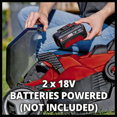 Газонокосарка акумуляторна Einhell GE-CM 36/34-1 Li-Solo PXC 18В 33.5см 30л 11.9кг (без АКБ та ЗП) (3413226)