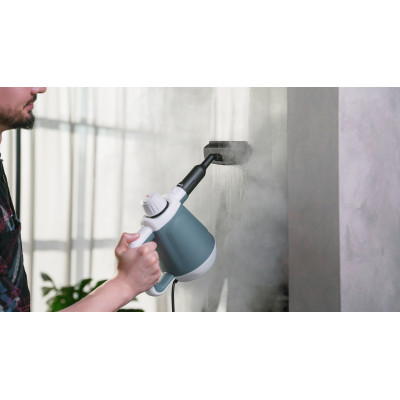 Пароочиститель ARDESTO, 1200Вт, 400мл, 3.5Бар, белый+ синий