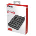 Клавіатура мембрана Trust Xalas USB-A Numeric Keypad 23Key, USB-A, чорний