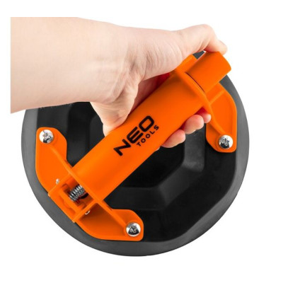 Neo Tools Присоска вакуумна, одинарна, пластиковий корпус, діаметр 200мм, кейс, 160кг Neo Tools Присоска вакуумна, одинарна, пластиковий корпус, діаметр 200мм, кейс, 160кг