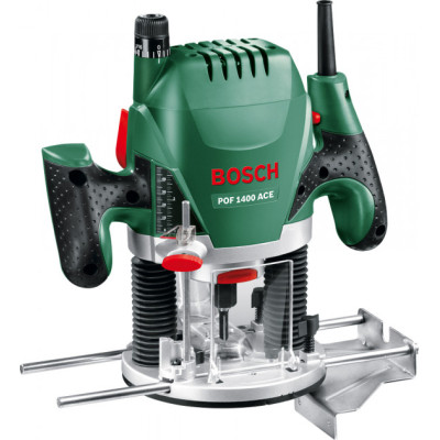 Фрезер Bosch POF 1400 1400Вт цанга 6 та 8мм 11000-28000об/хв + 6 фрез 3кг Фрезер Bosch POF 1400 1400Вт цанга 6 та 8мм 11000-28000об/хв + 6 фрез 3кг